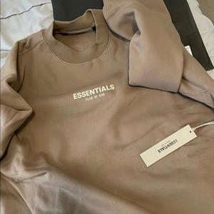 Essentials fear of god hoodie mens